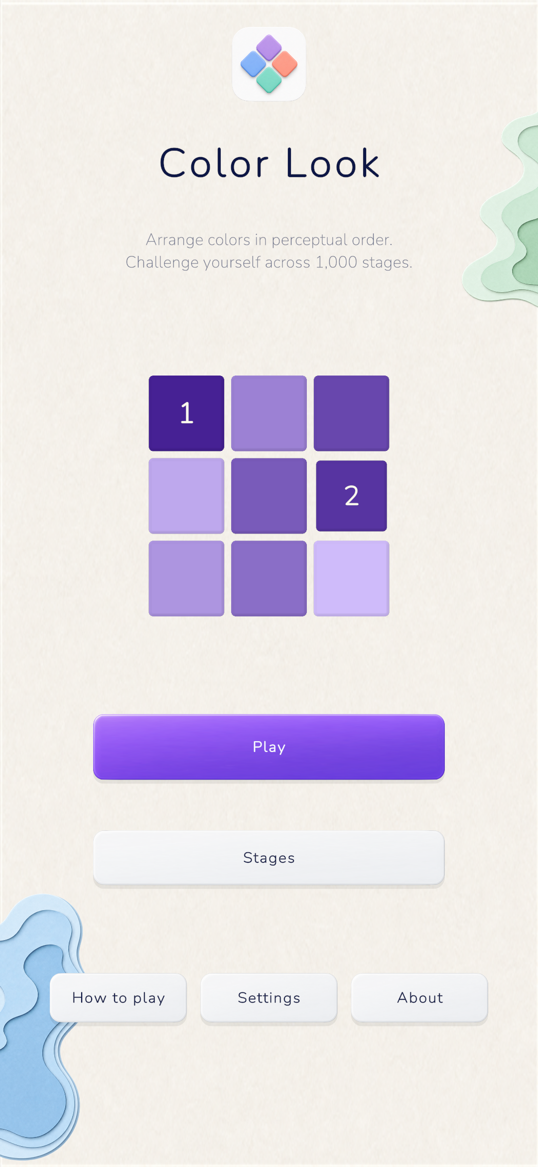 Color Look home screen