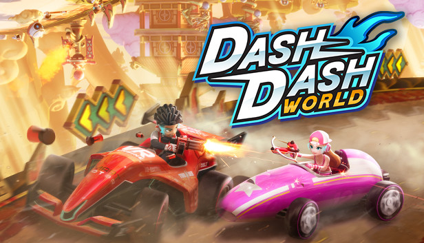 ภาพเกมแข่งรถเสมือนจริง Dash Dash World